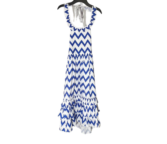Blue halter top summer dress size 12